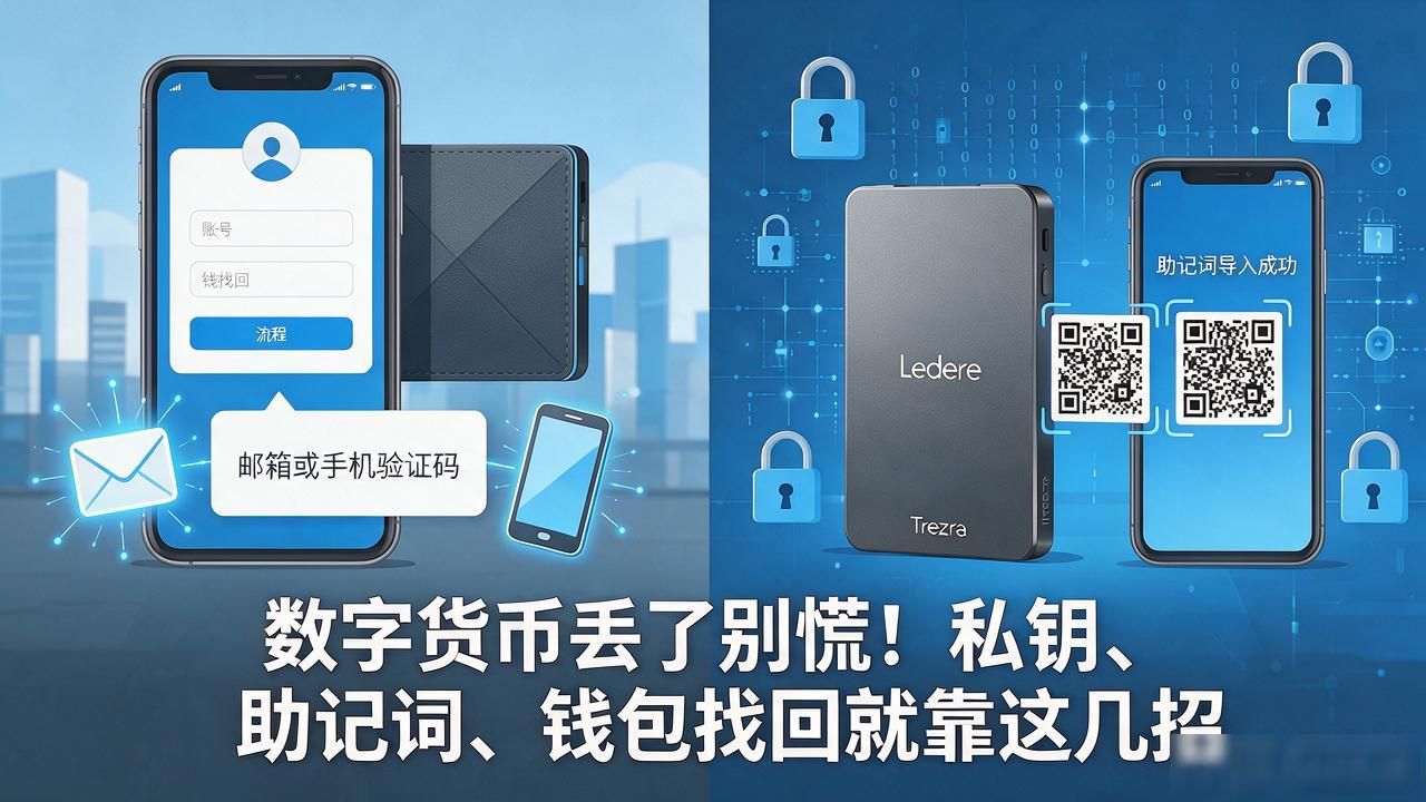 数字货币丢了别慌！私钥、助记词、钱包找回就靠这几招