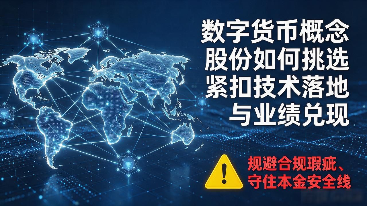 数字货币概念股份如何挑选 紧扣技术落地与业绩兑现