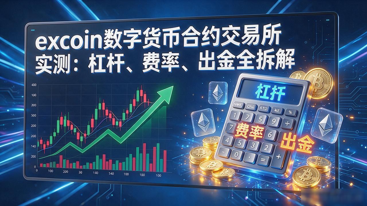 excoin数字货币合约交易所实测：杠杆、费率、出金全拆解