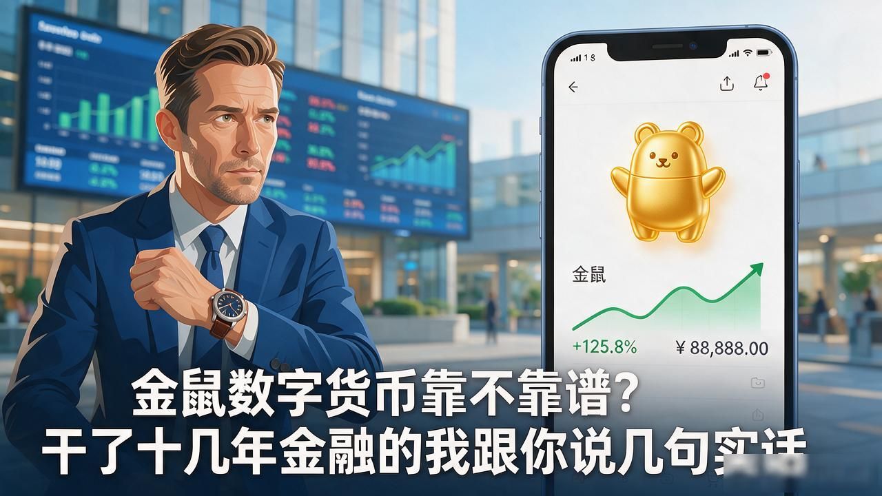 金鼠数字货币靠不靠谱？干了十几年金融的我跟你说几句实话