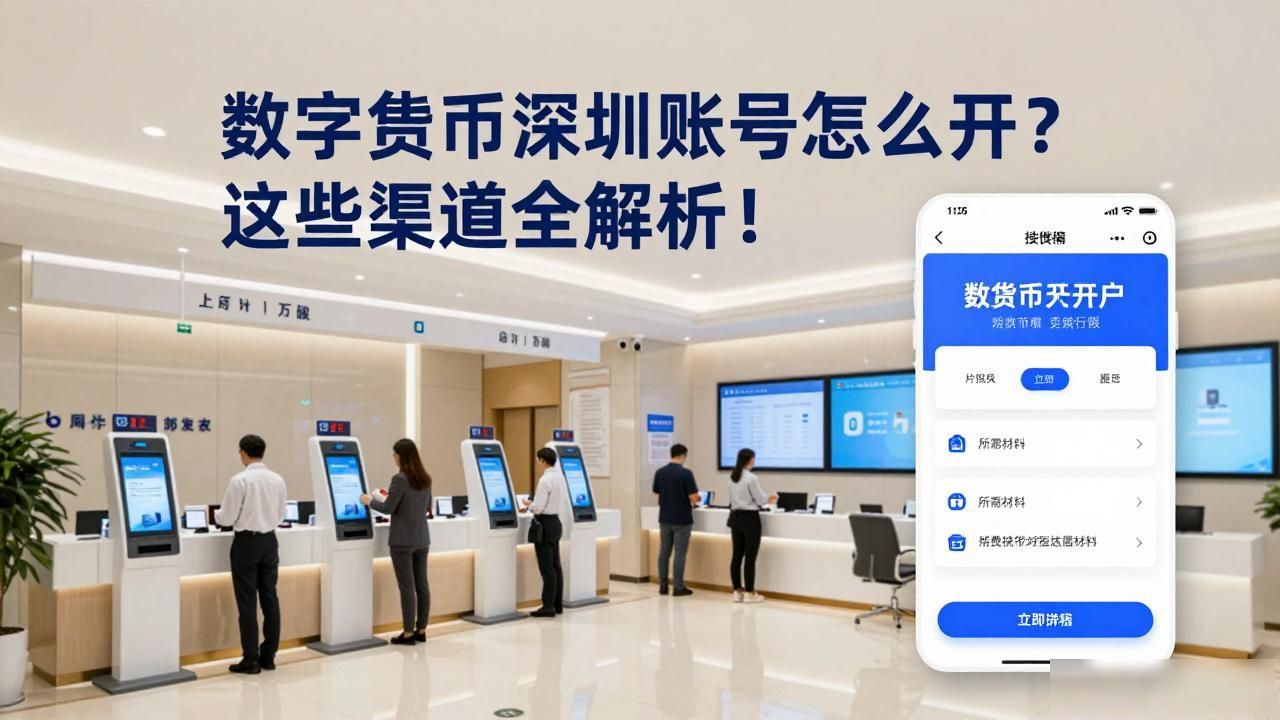 数字货币深圳账号怎么开？这些渠道全解析！