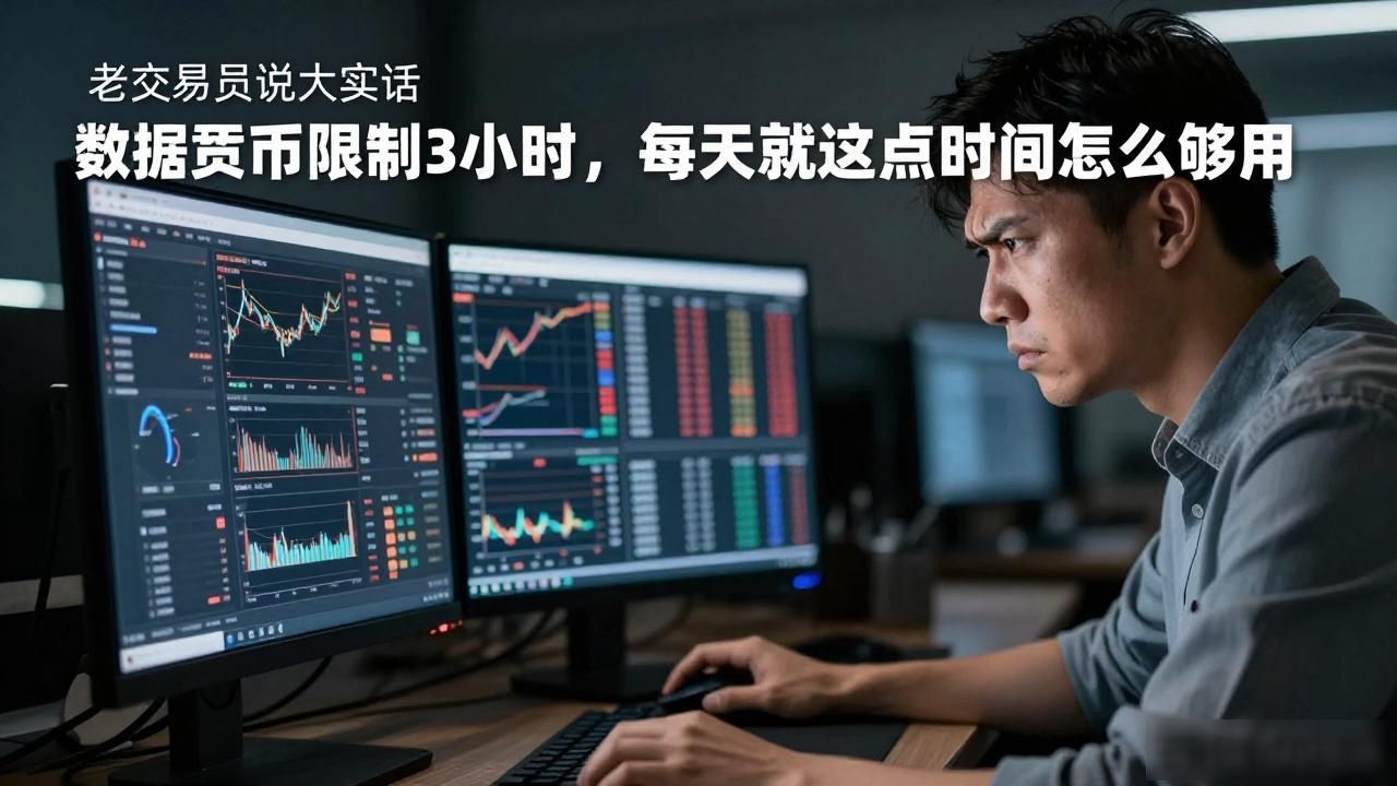 数字货币限制3小时，每天就这点时间怎么够用，老交易员说大实话