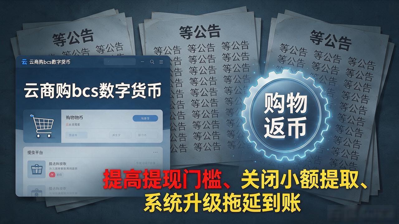 云商购bcs数字货币靠谱吗？"购物返币"别交智商税