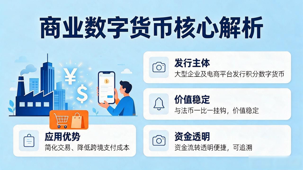 什么是商业数字货币_企业发行的商业数字货币应用场景_商业数字货币与虚拟货币的区别