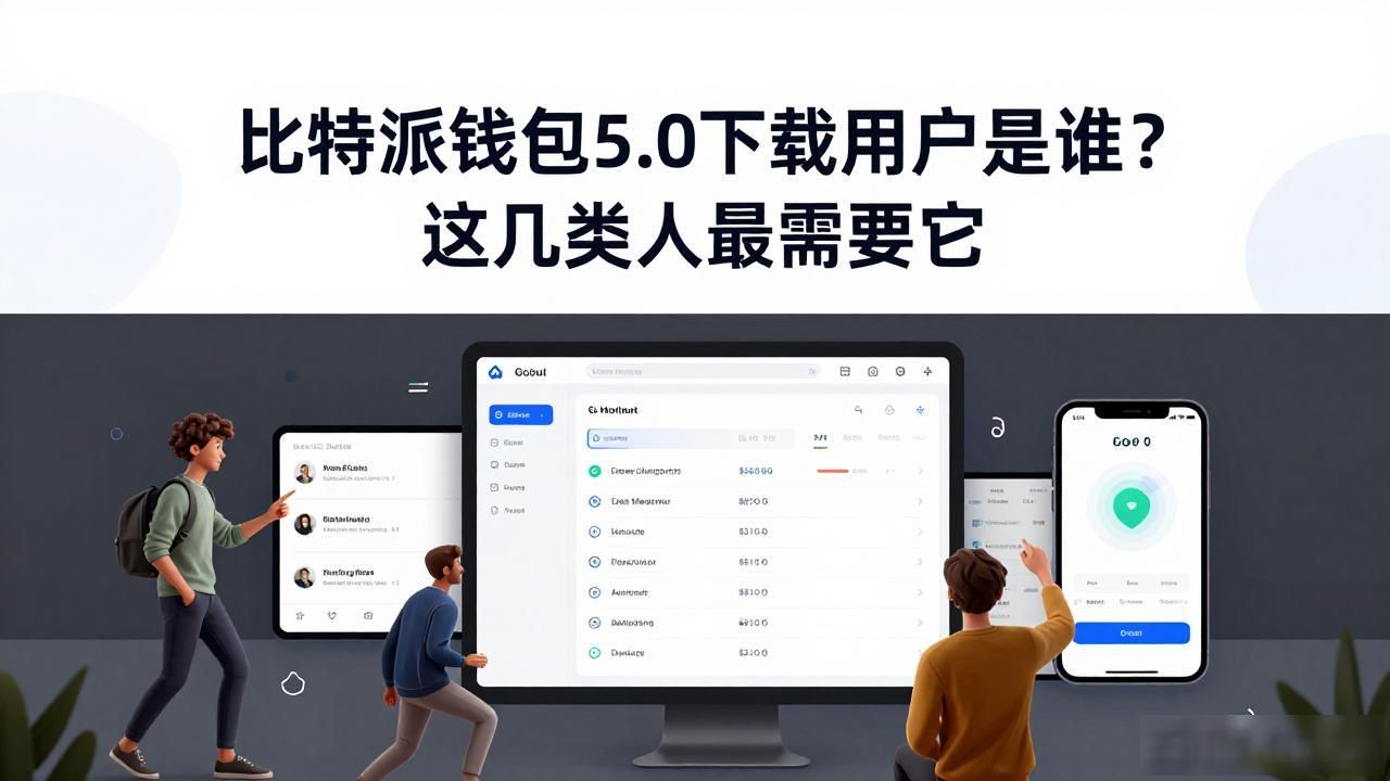 比特派钱包5.0下载用户是谁？这几类人最需要它
