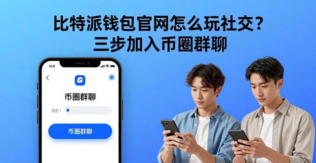 比特派钱包官网怎么玩社交？三步加入币圈群聊