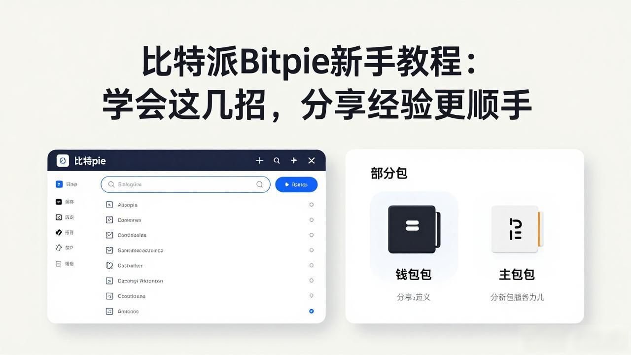 比特派Bitpie新手教程：学会这几招，分享经验更顺手