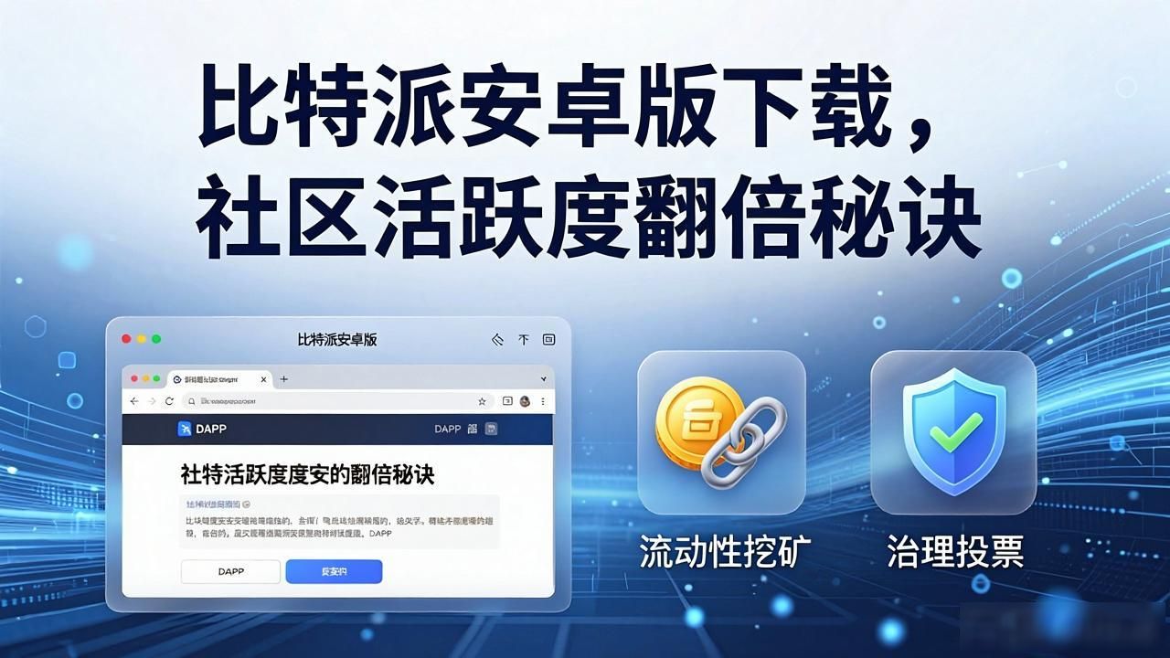 比特派安卓版下载，社区活跃度翻倍秘诀