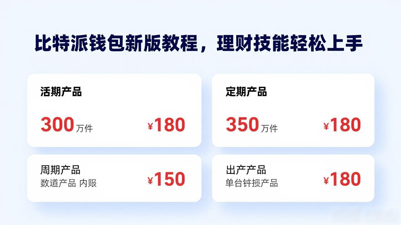 比特派钱包新版教程，理财技能轻松上手