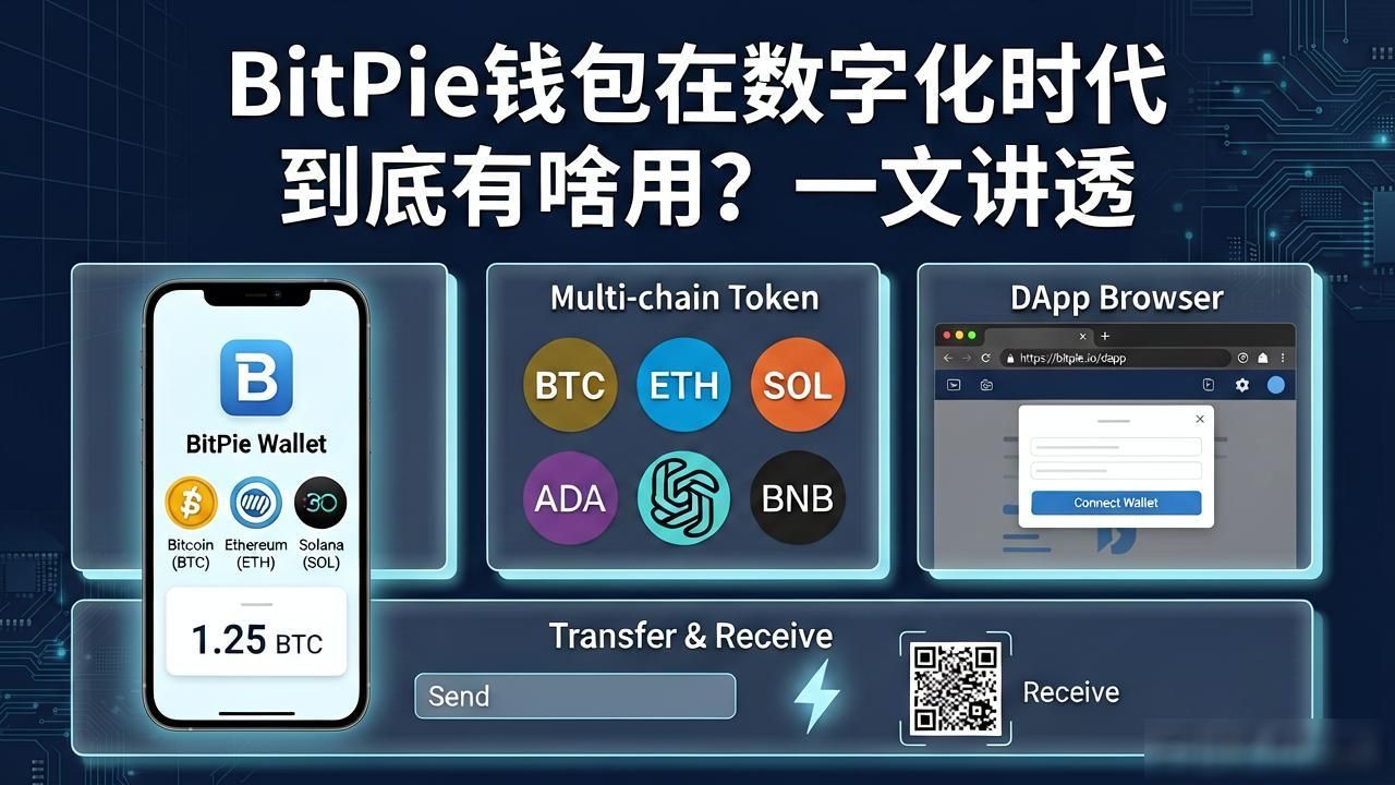 BitPie钱包在数字化时代到底有啥用？一文讲透