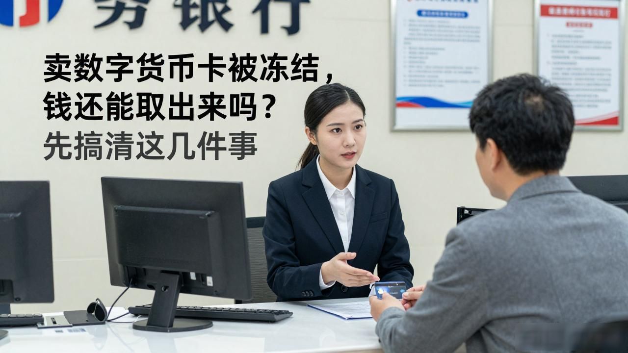 卖数字货币卡被冻结，钱还能取出来吗？先搞清这几件事