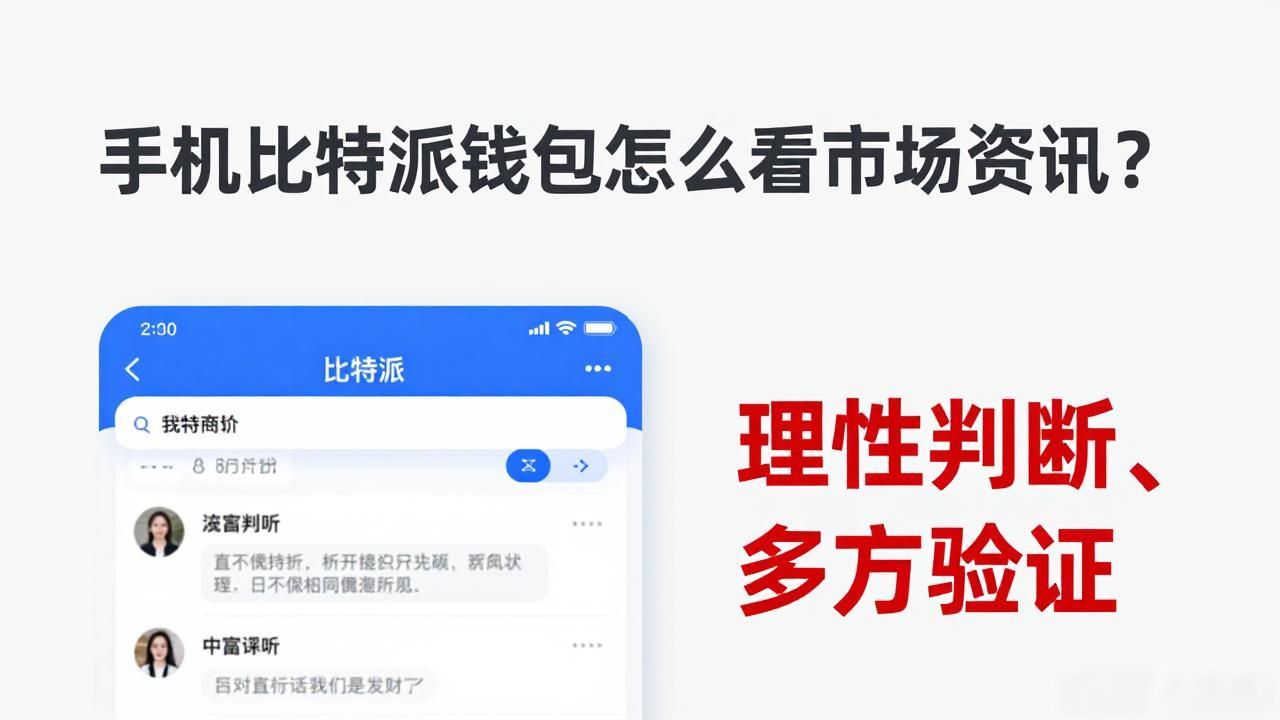 手机比特派钱包怎么看市场资讯？