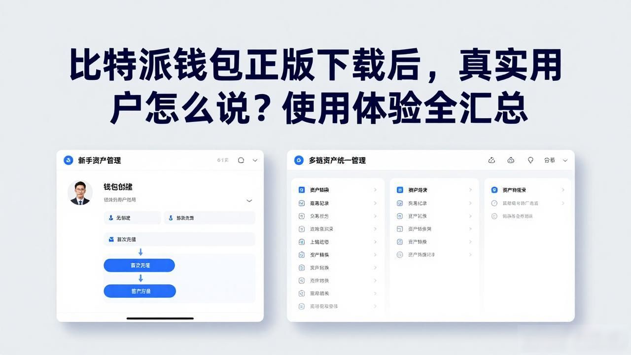 比特派钱包正版下载后，真实用户怎么说？使用体验全汇总