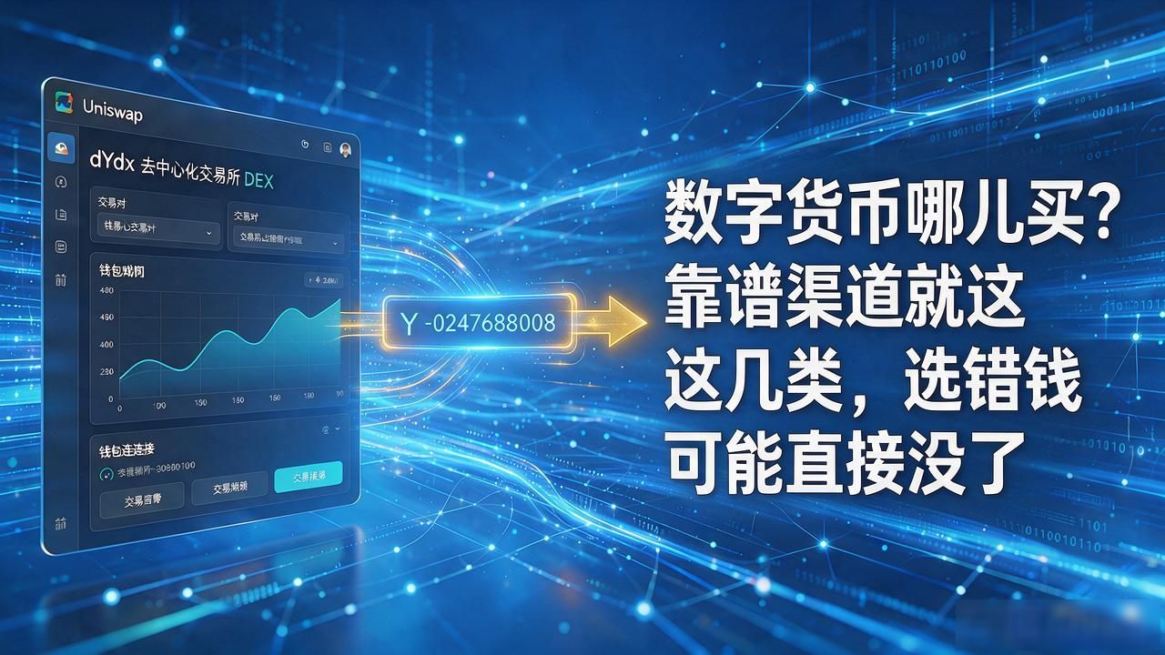 数字货币购买渠道选择_中心化与去中心化交易所对比_数字货币哪儿买