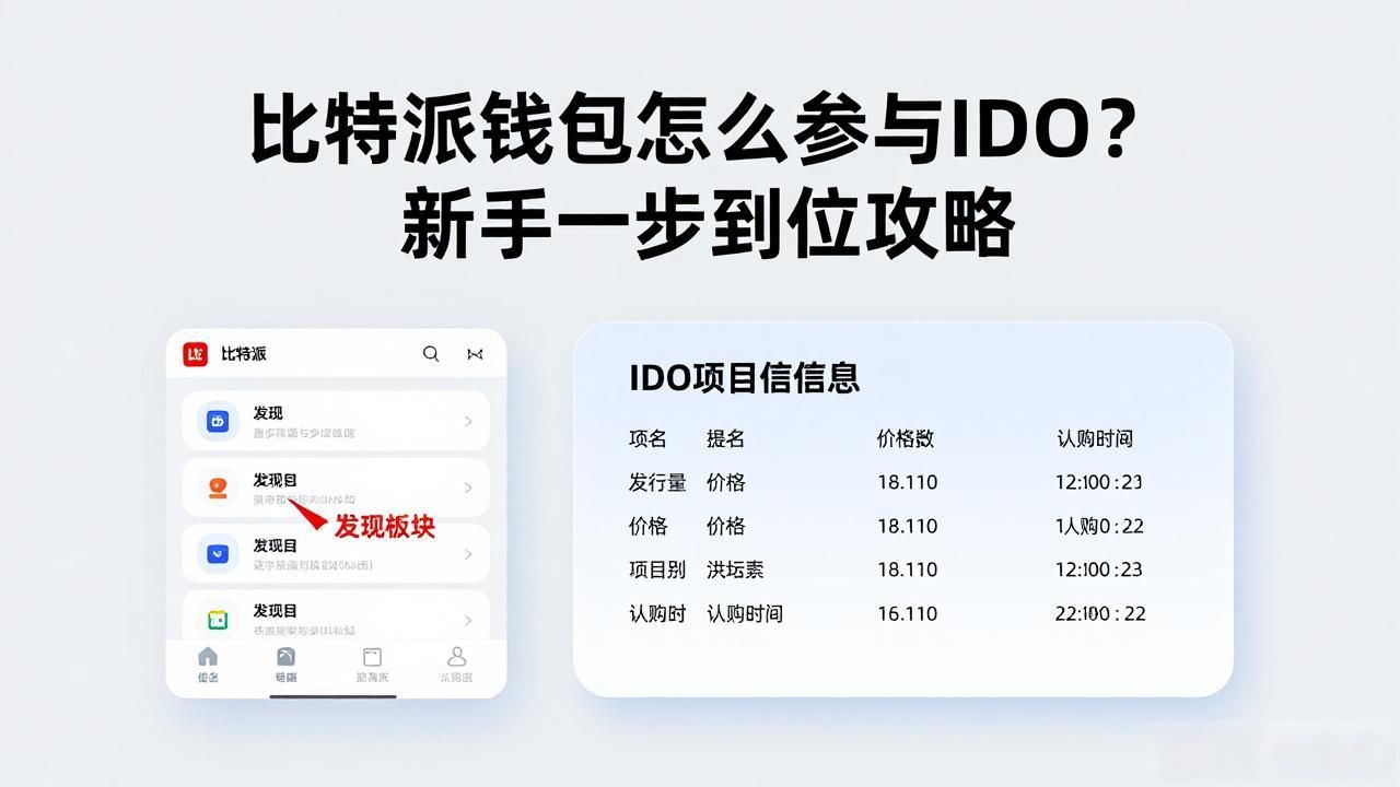 比特派钱包怎么参与IDO？新手一步到位攻略