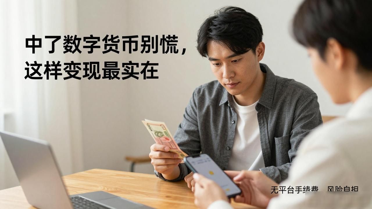 中了数字货币别慌，这样变现最实在