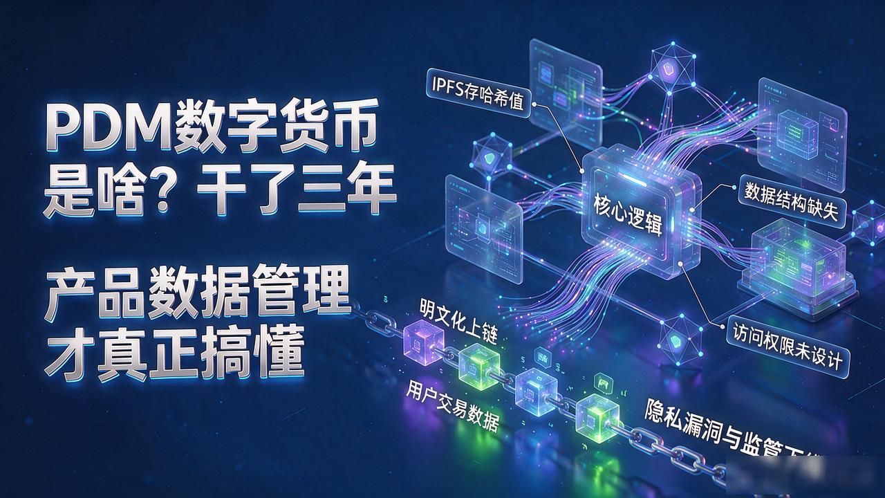 PDM数字货币是啥？干了三年产品数据管理才真正搞懂