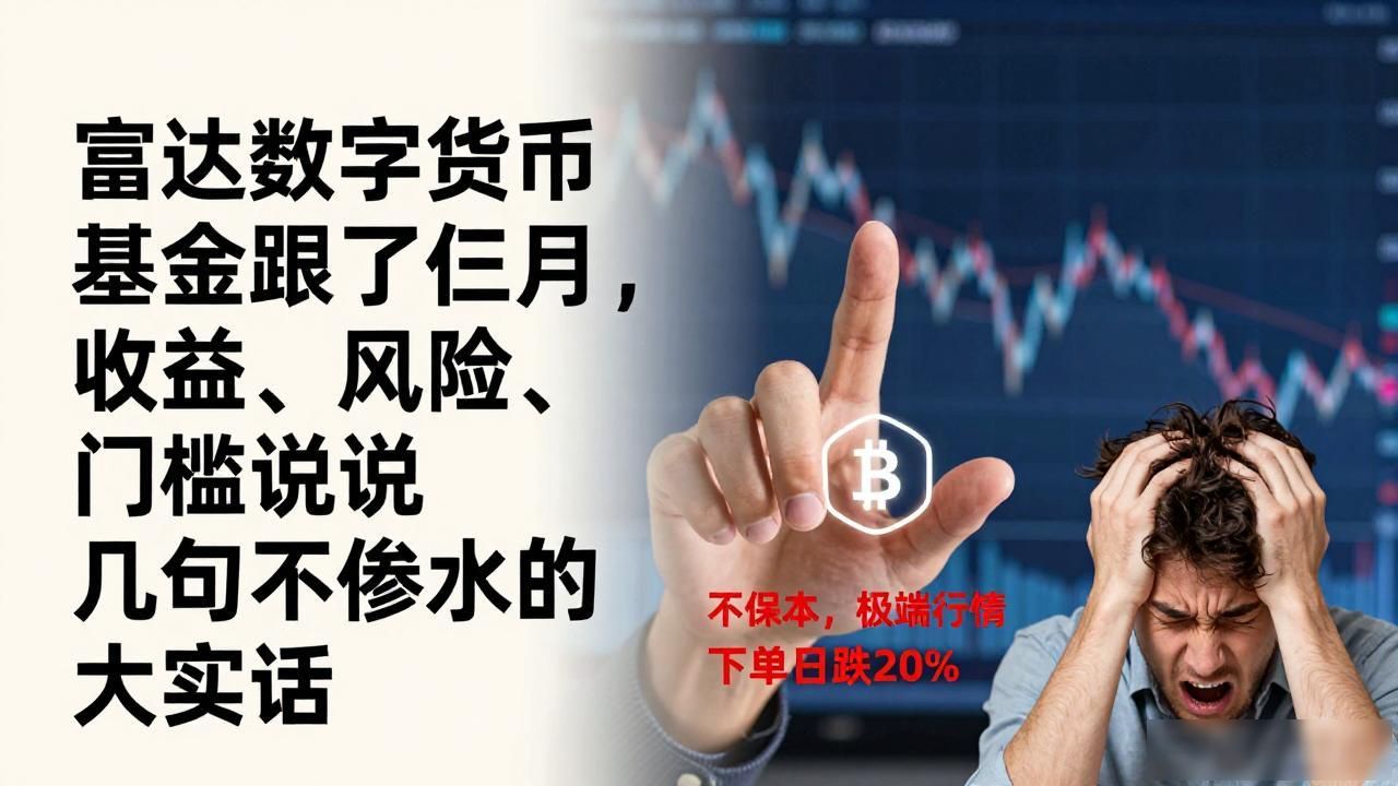 富达数字货币基金跟了仨月，收益、风险、门槛说几句不掺水的大实话