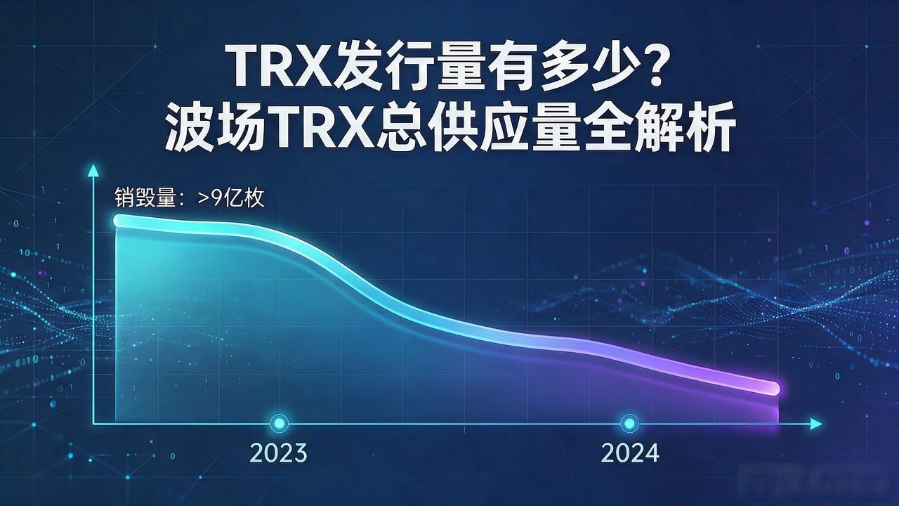 TRX发行量有多少？波场TRX总供应量全解析