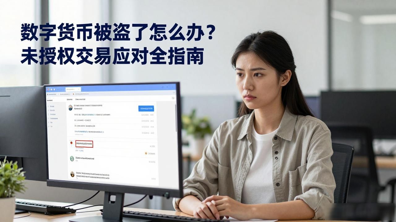 数字货币被盗了怎么办？未授权交易应对全指南
