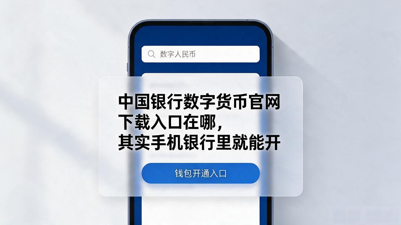 中国银行数字货币官网下载入口在哪，其实手机银行里就能开