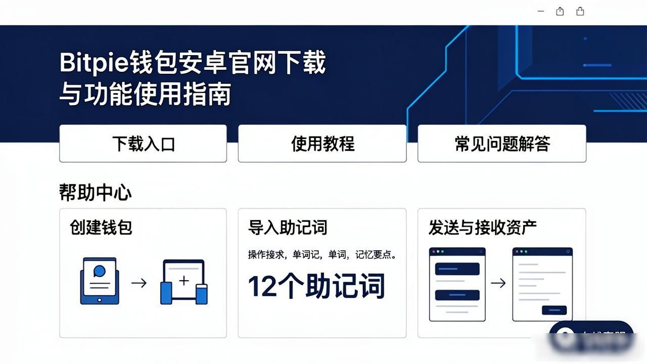 Bitpie钱包安卓官网下载与功能使用指南