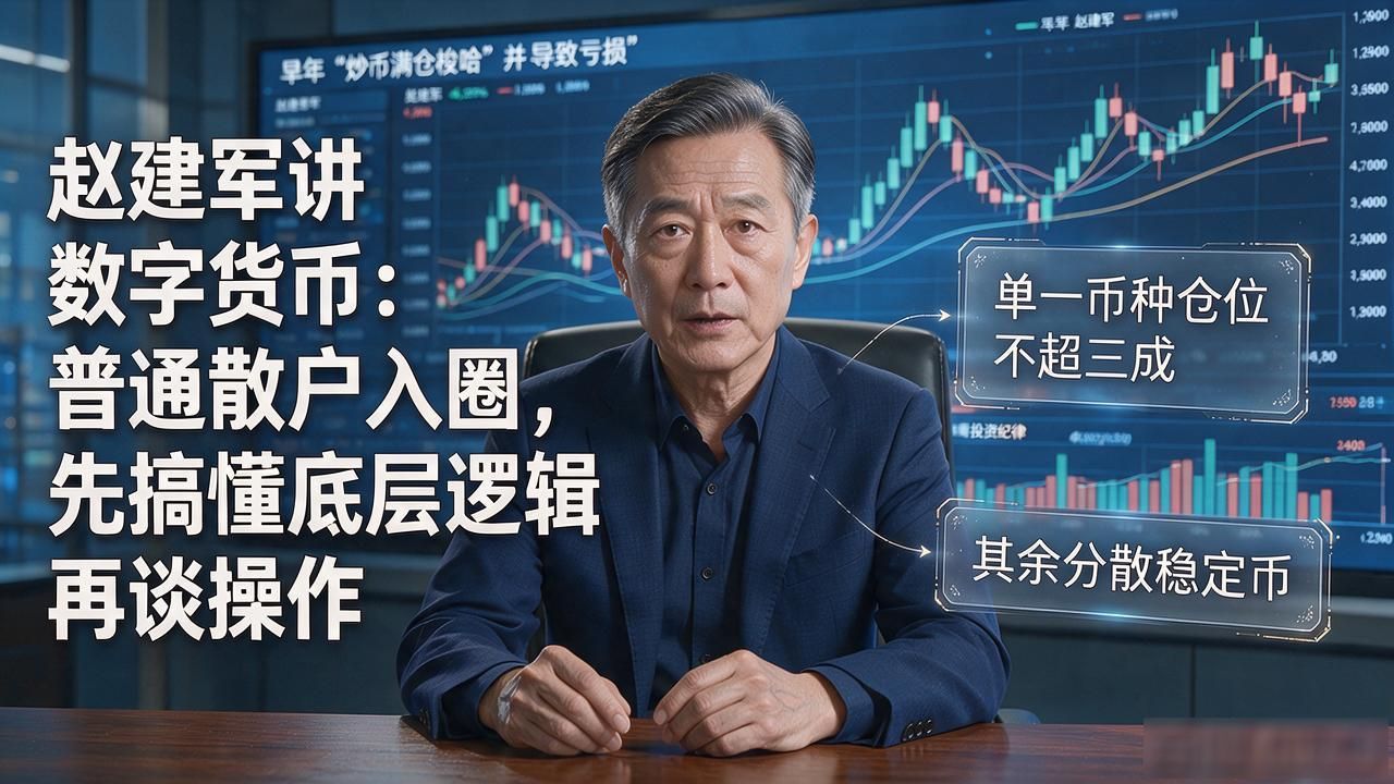 赵建军讲数字货币：普通散户入圈，先搞懂底层逻辑再谈操作