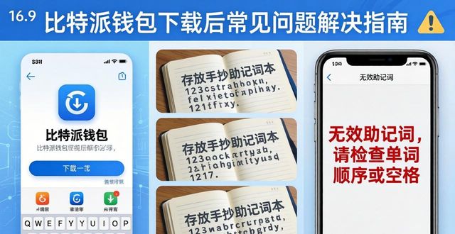 比特派钱包下载后碰见问题？三步解决常见麻烦