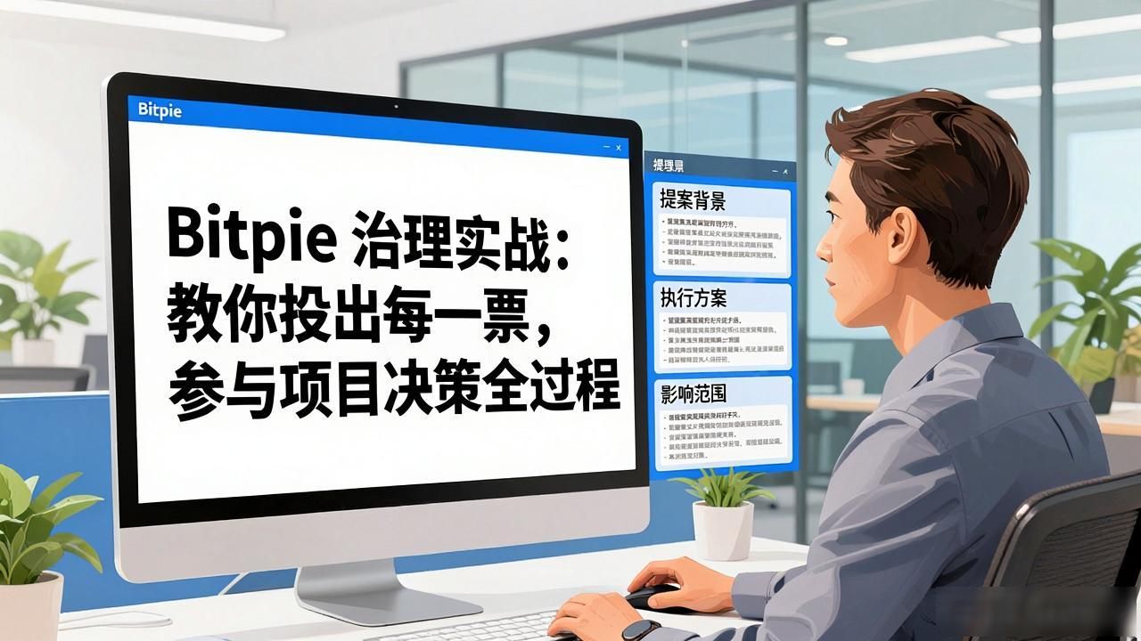 Bitpie 治理实战：教你投出每一票，参与项目决策全过程
