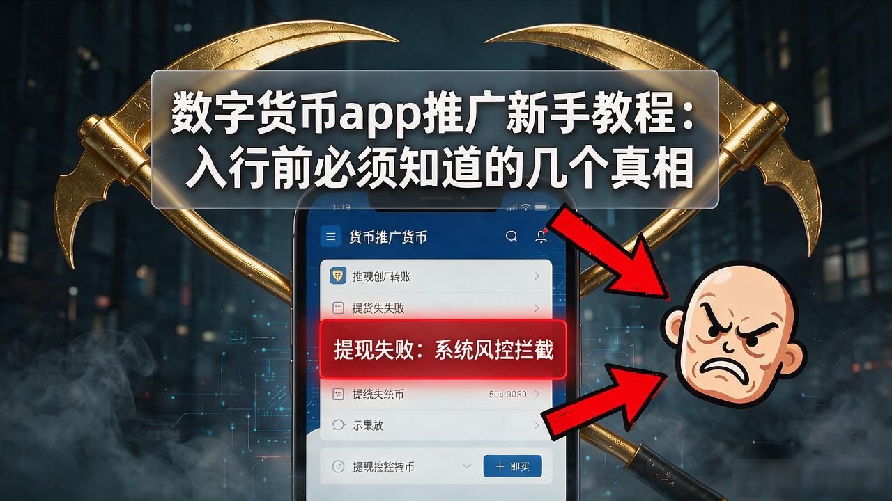 数字货币app推广新手教程：入行前必须知道的几个真相
