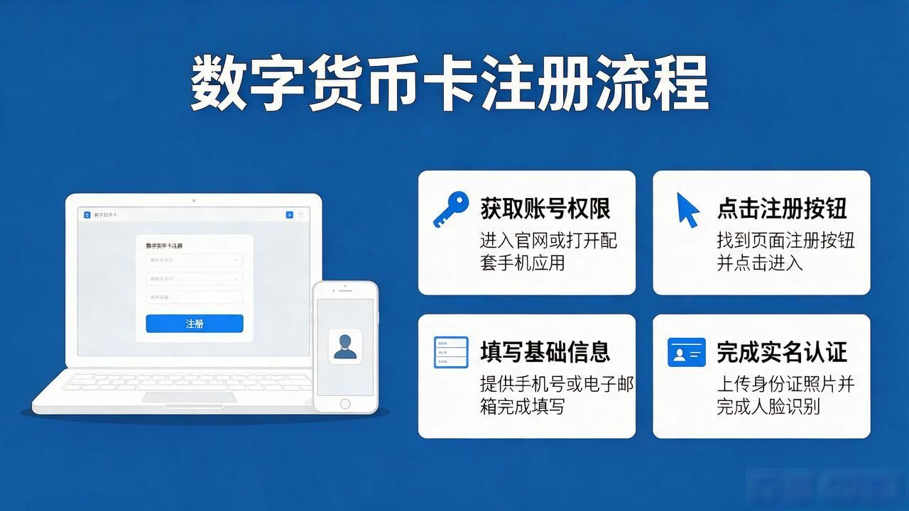 数字货币卡注册流程详解，手把手教你快速开通使用