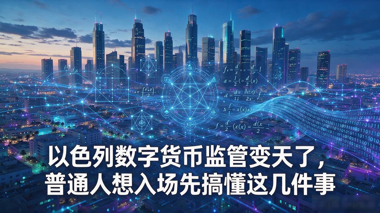 以色列数字货币监管变天了，普通人想入场先搞懂这几件事