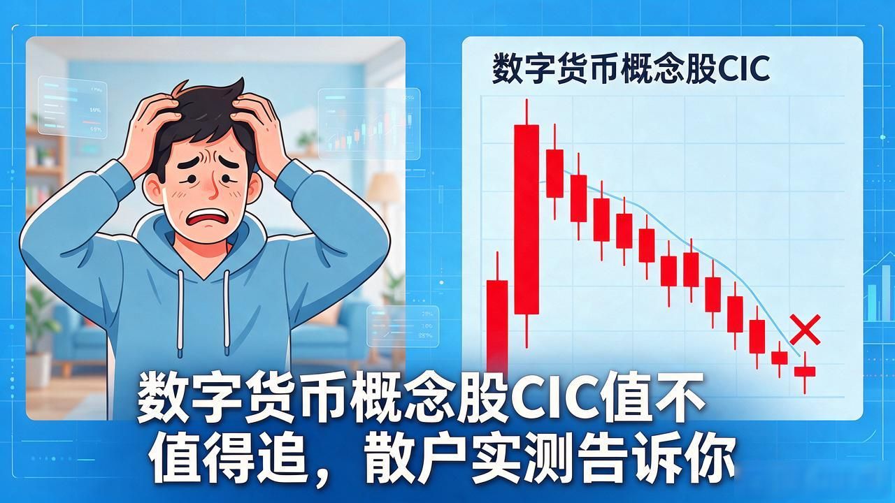 数字货币概念股CIC值不值得追，散户实测告诉你