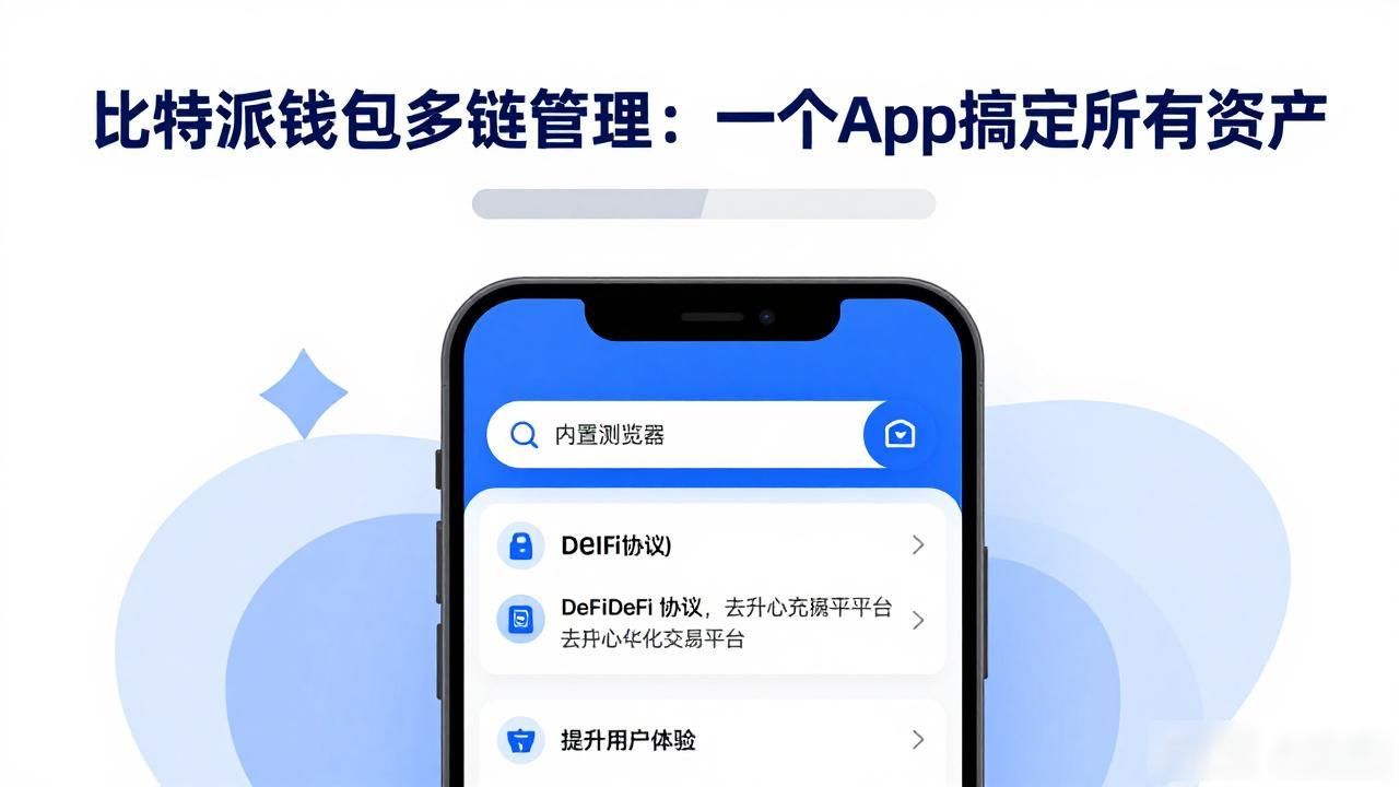 比特派钱包多链管理：一个App搞定所有资产