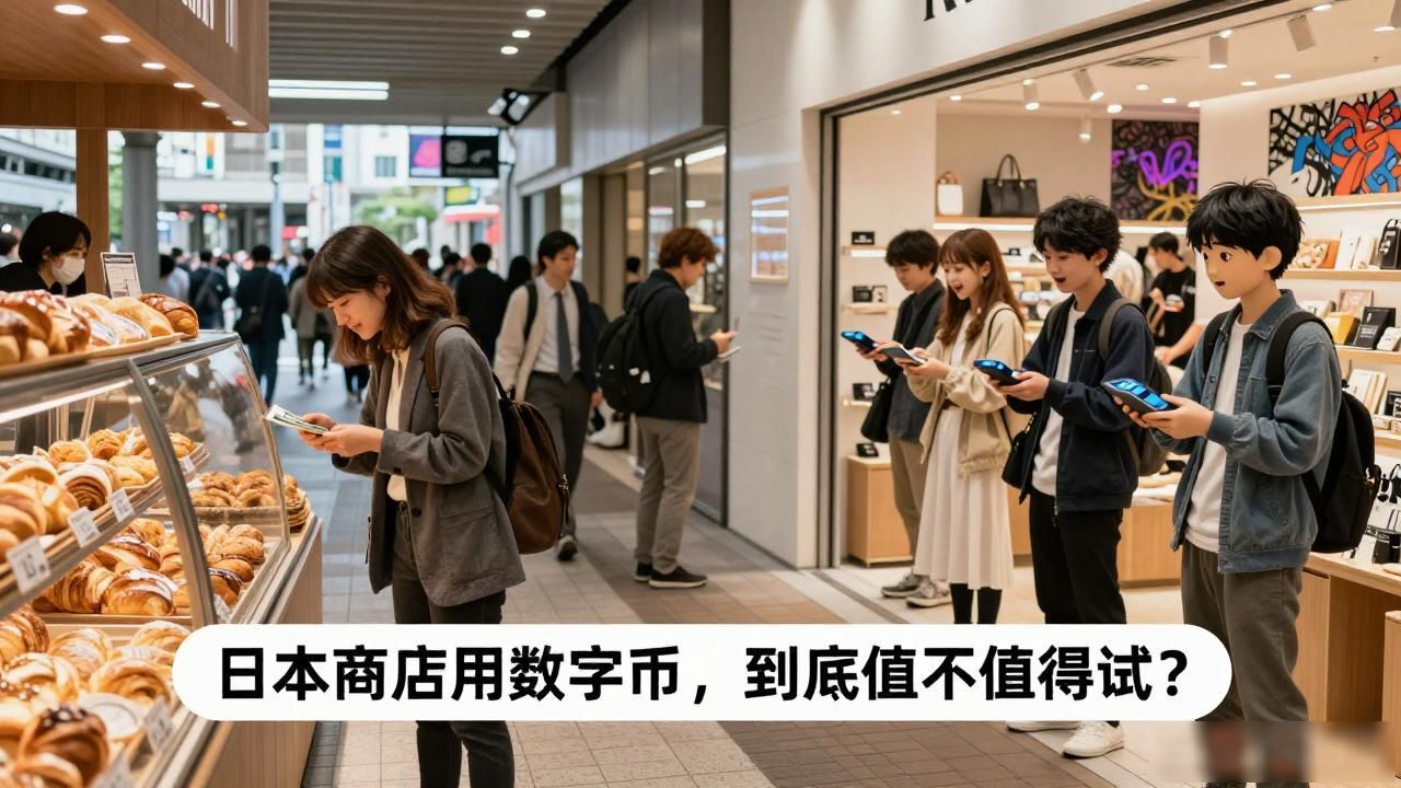 日本商店用数字货币，到底值不值得试？