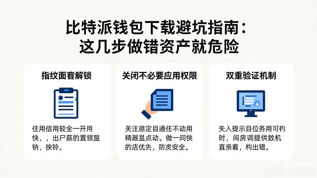比特派钱包下载避坑指南：这几步做错资产就危险