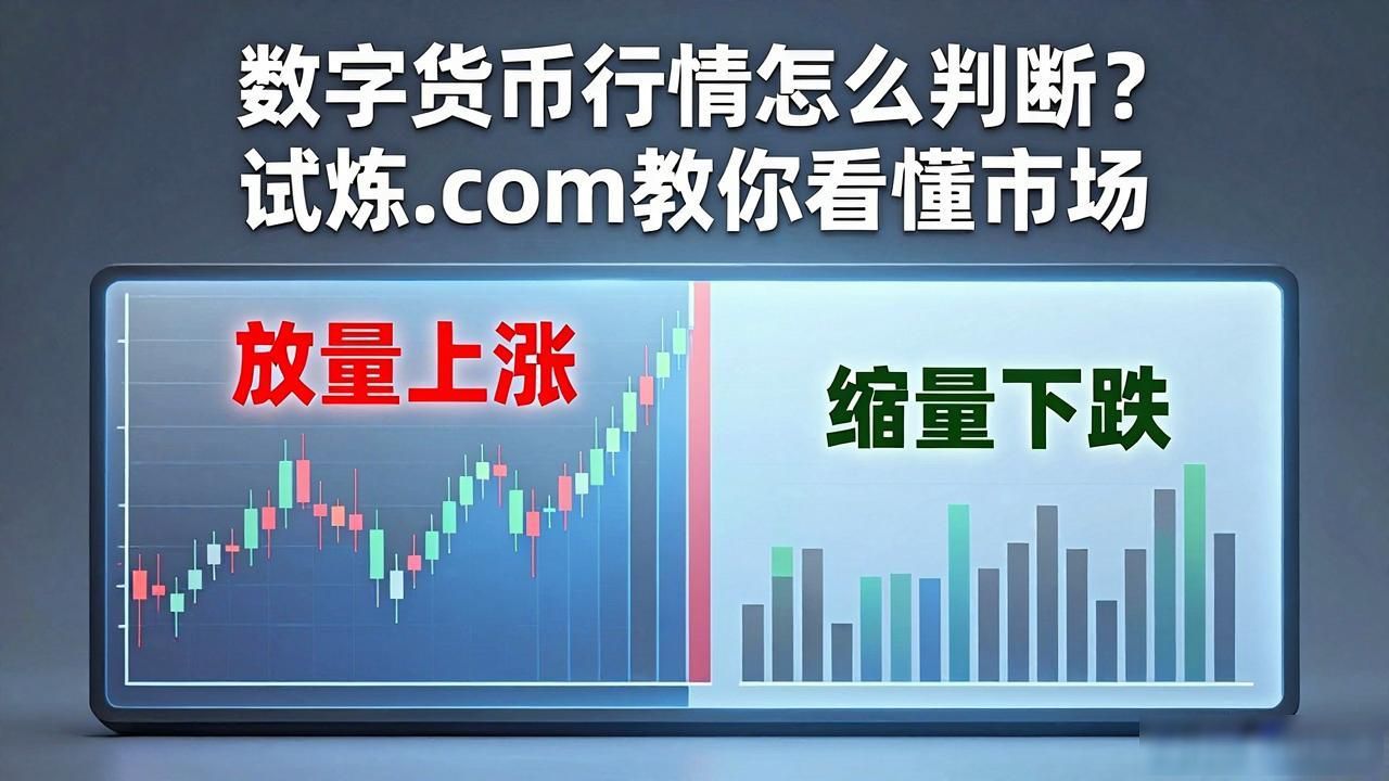 数字货币行情怎么判断？试炼.com教你看懂市场