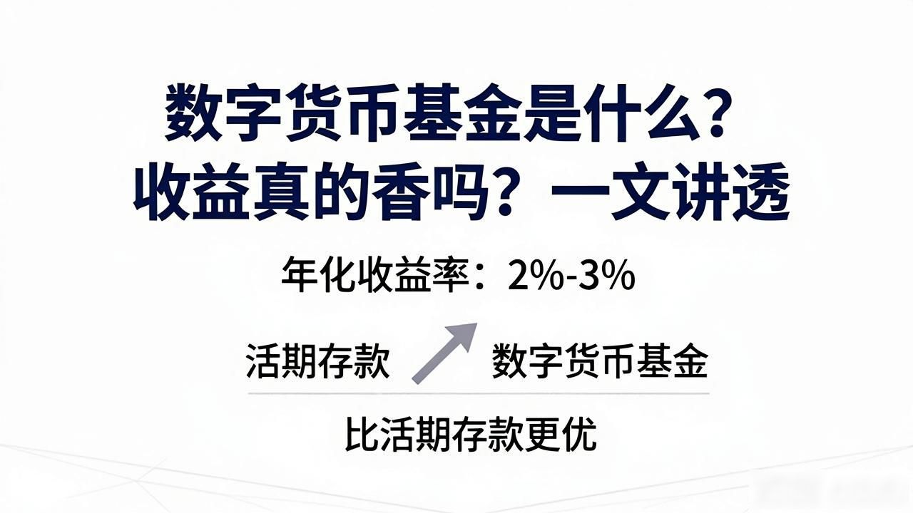 数字货货币基金是什么？收益真的香吗？一文讲透