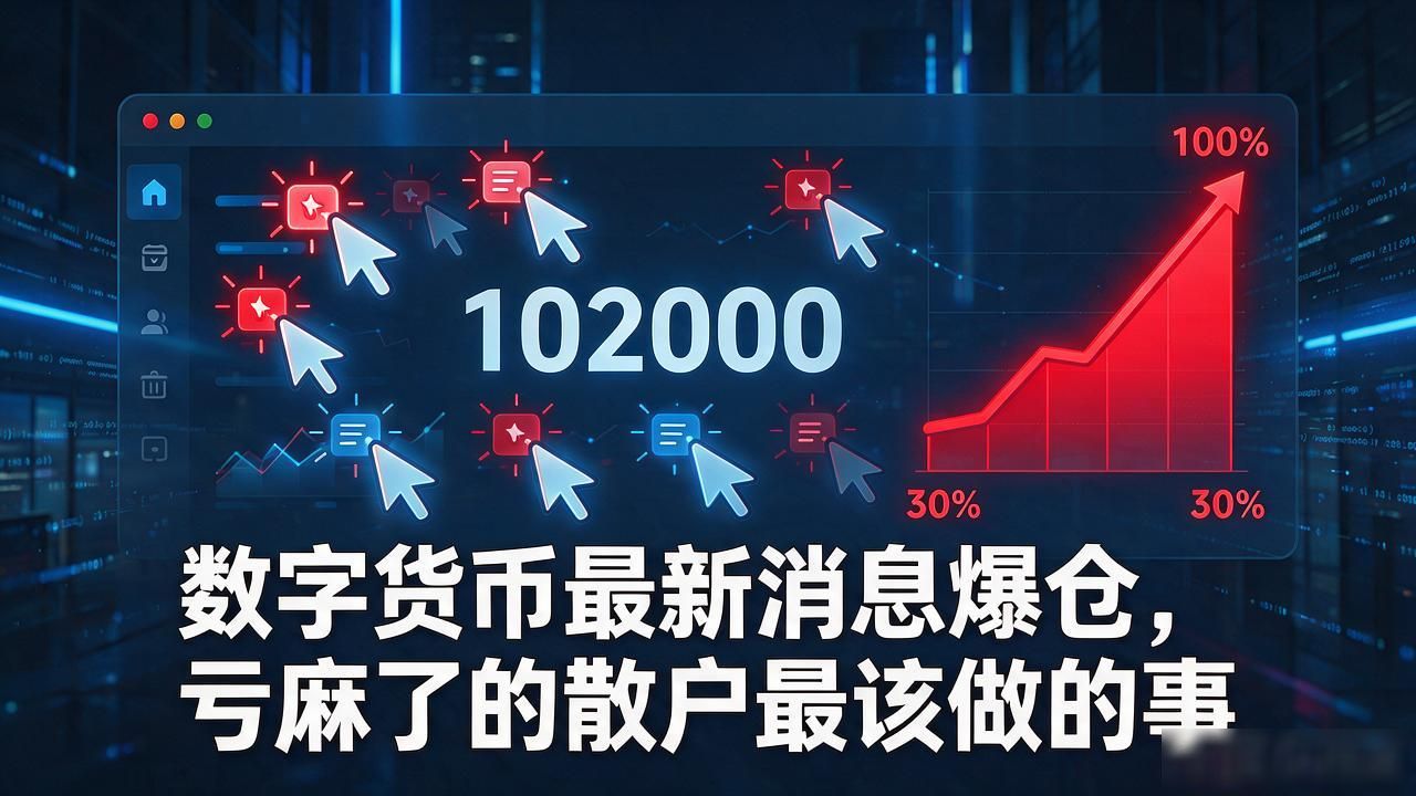数字货币最新消息爆仓，亏麻了的散户最该做的事