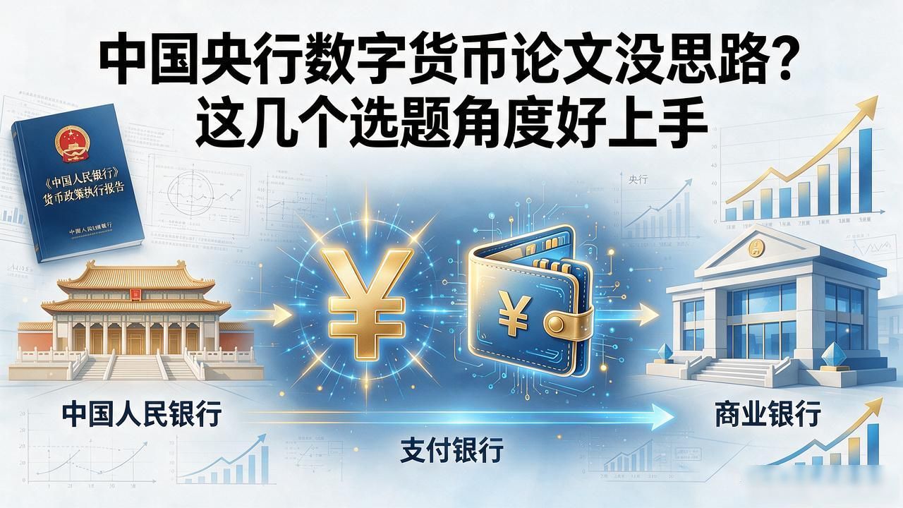 中国央行数字货币论文没思路？这几个选题角度好上手