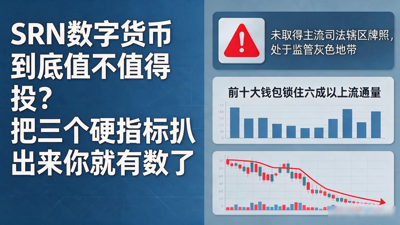 SRN数字货币到底值不值得投？把三个硬指标扒出来你就有数了