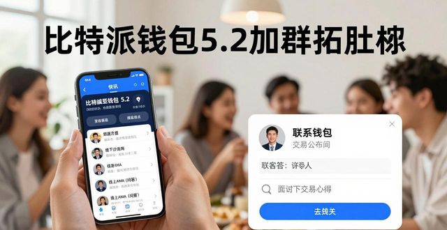 比特派钱包5.2下载后这样加群拓人脉