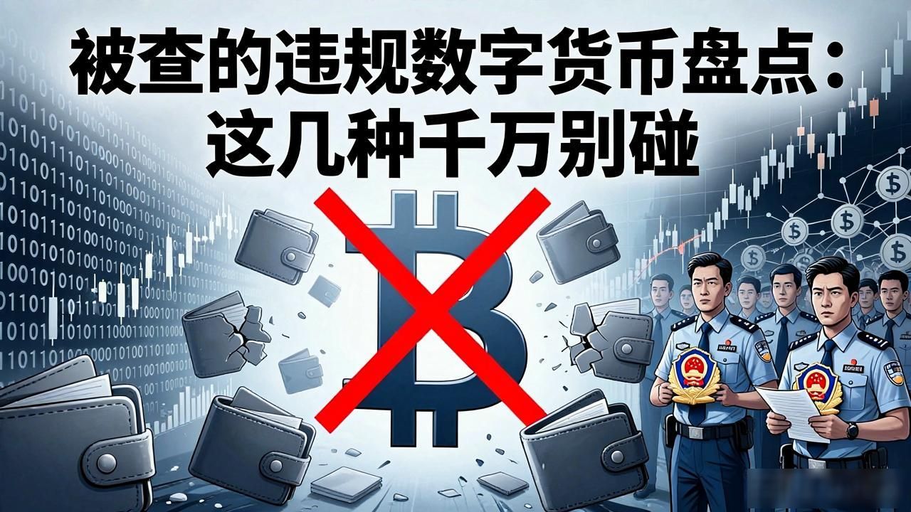 被查的违规数字货币盘点：这几种千万别碰