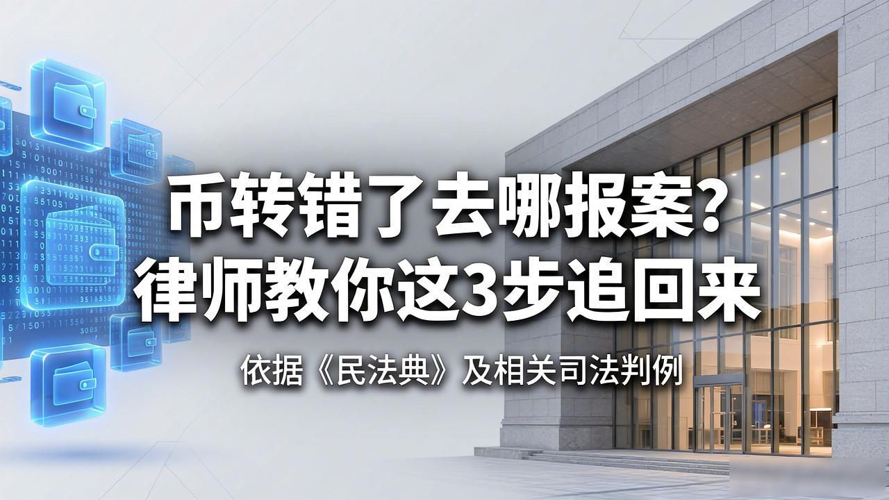 币转错了去哪报案？律师教你这3步追回来