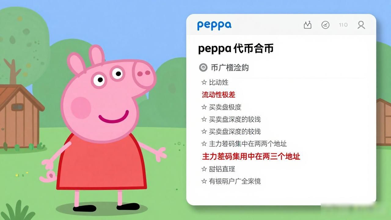 peppa数字货币_peppa数字货币_小猪佩奇代币风险