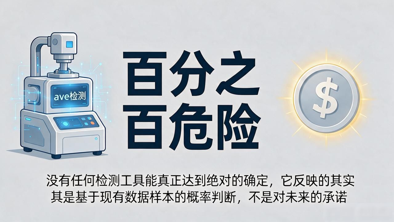 ave检测说你的数字货币百分之百危险，白话讲透这结论啥意思