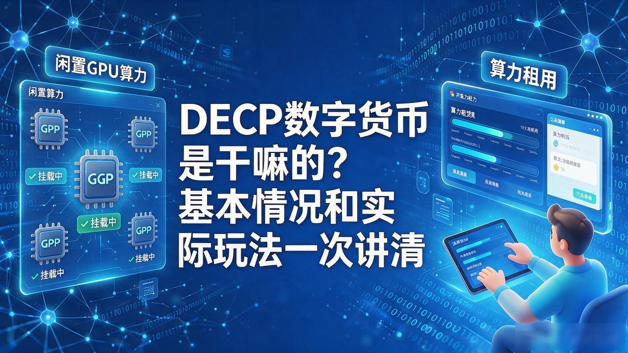 DECP数字货币是干嘛的？基本情况和实际玩法一次讲清