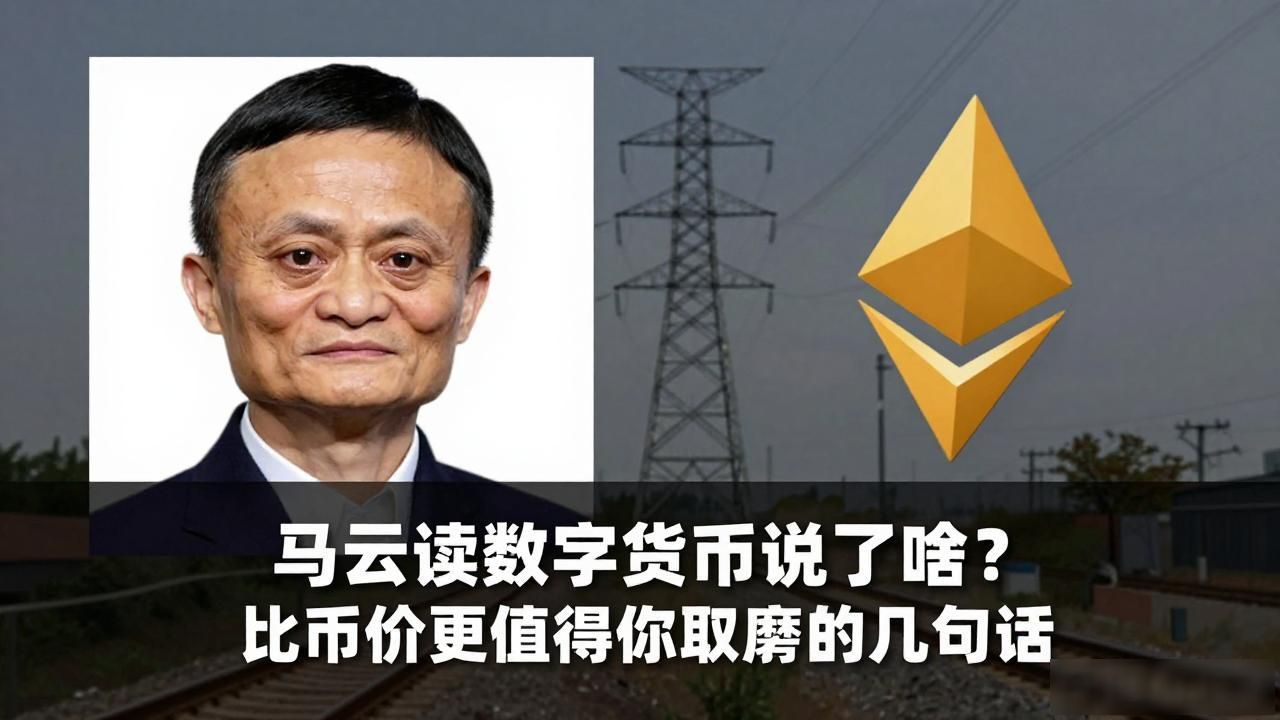 马云读数字货币说了啥？比币价更值得你琢磨的几句话