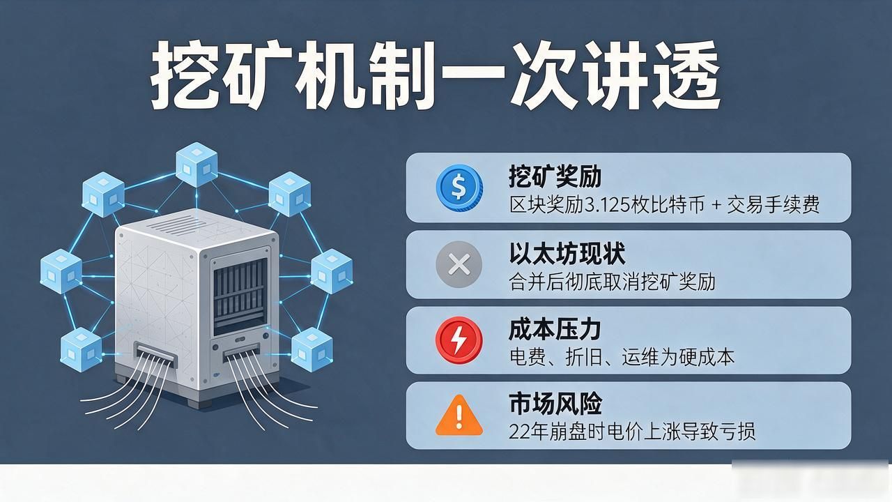 虚拟数字货币挖矿机制一次讲透，算力和奖励到底怎么来的