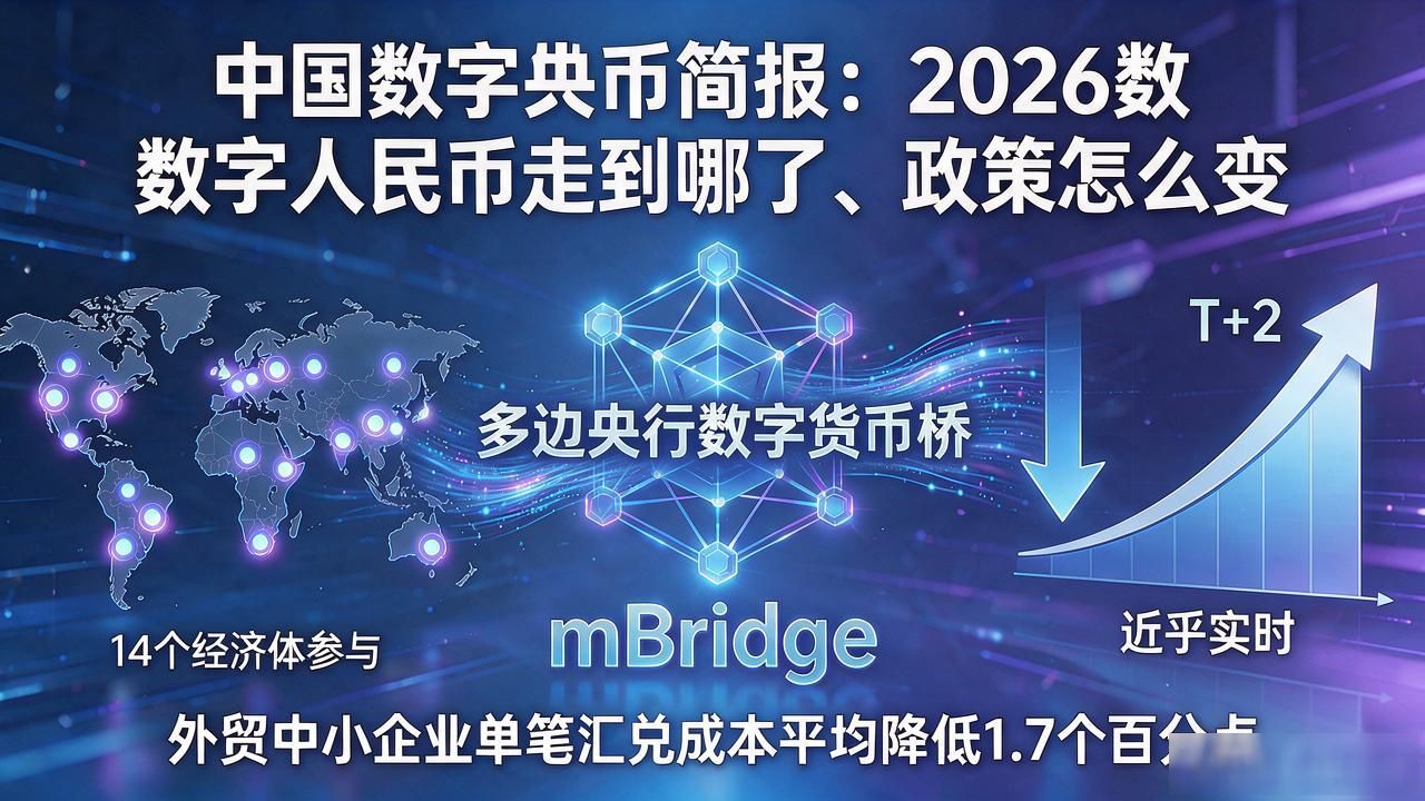 中国数字货币简报：2026数字人民币走到哪了、政策怎么变